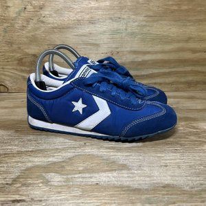 Converse One Star Suede Sneakers Womens 8 Blue White Low Lace Athletic Shoes